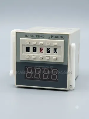 በጥሩ ሁኔታ ላይ ያለ ያገለገለ ዲጂታል ታይመር (Omron Dh48s / H5cn) – ብዛት 2