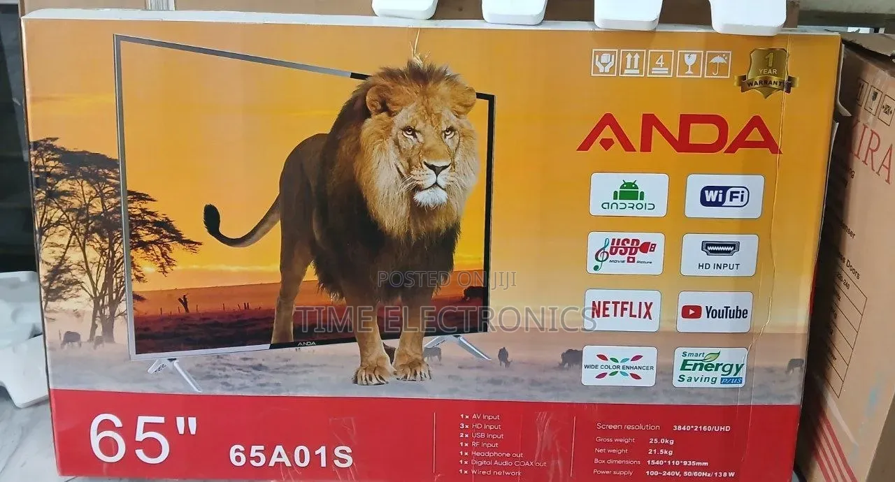 ▩Anda 65" New 2026 Smart Tv
