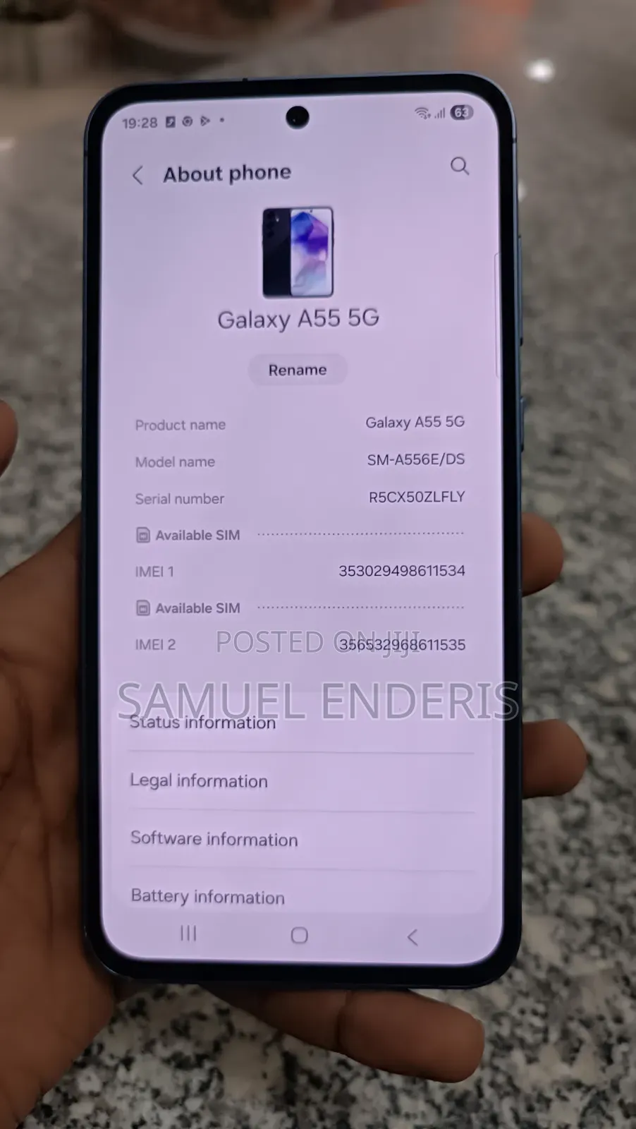 Samsung Galaxy A55 256 GB Black