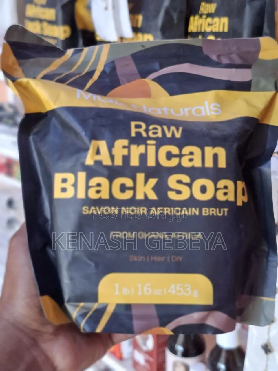 Naturals Raw African Black Soap