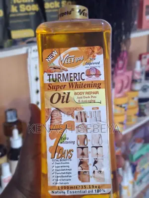 This Is a 1000ml Bottle of Veet Gold Turmeric Super Whitening Oil