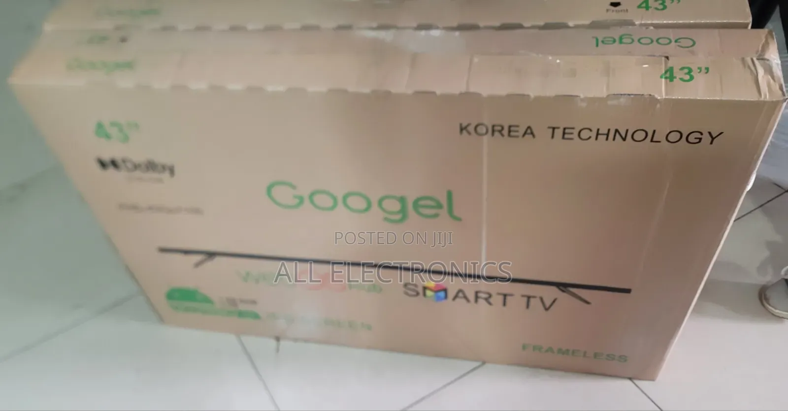 Googel 43inch Frameless Screen Smart Tv