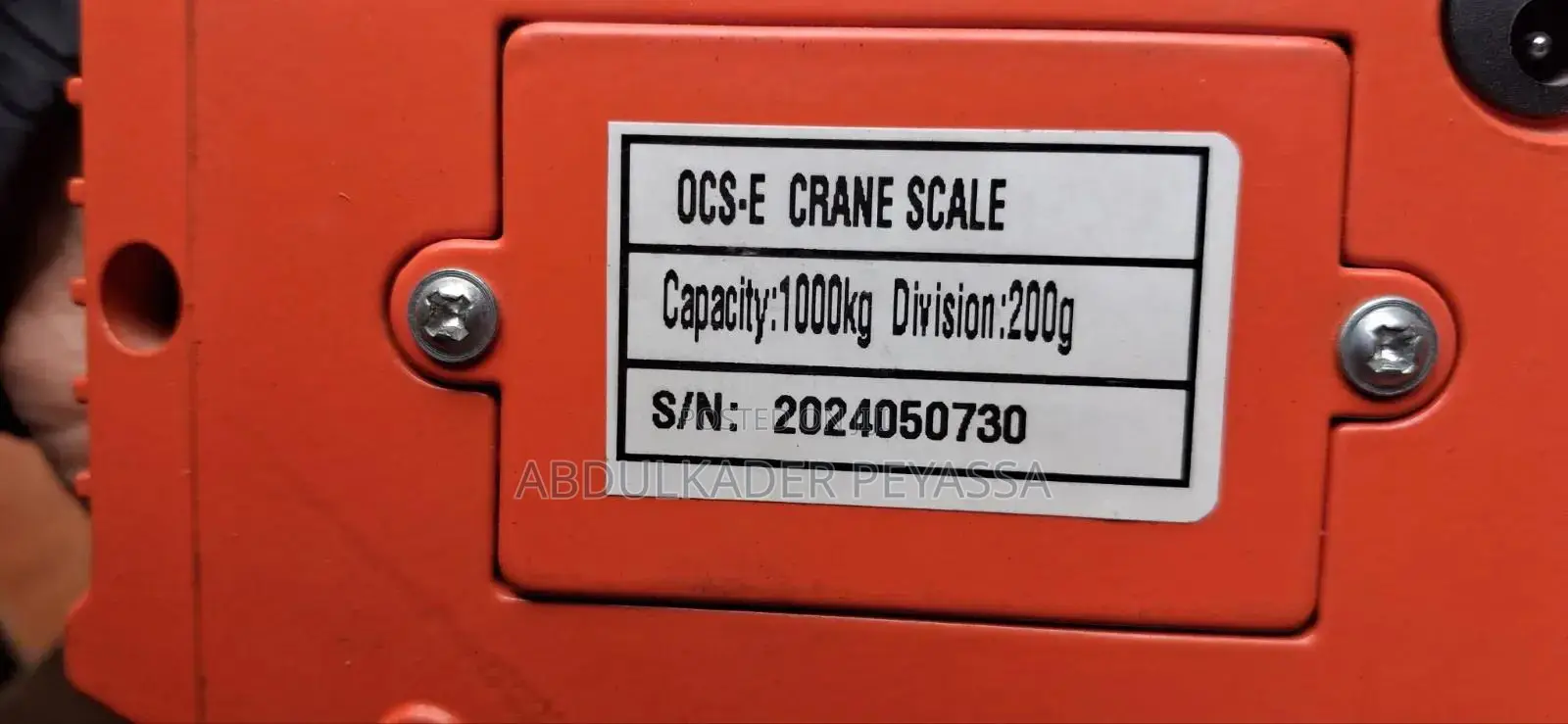 Digital Hanging Crane Scale 1000kg