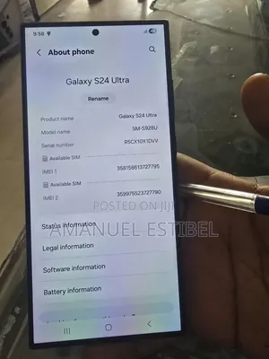 New Samsung Galaxy S24 Ultra 256 GB Black
