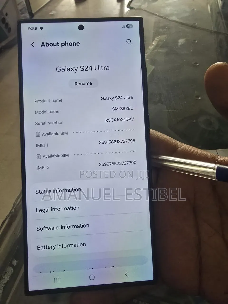 New Samsung Galaxy S24 Ultra 256 GB Black