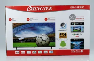 Emingtek 55 Inch Tv Uhd Smart Frameless Led Tv – Android 14