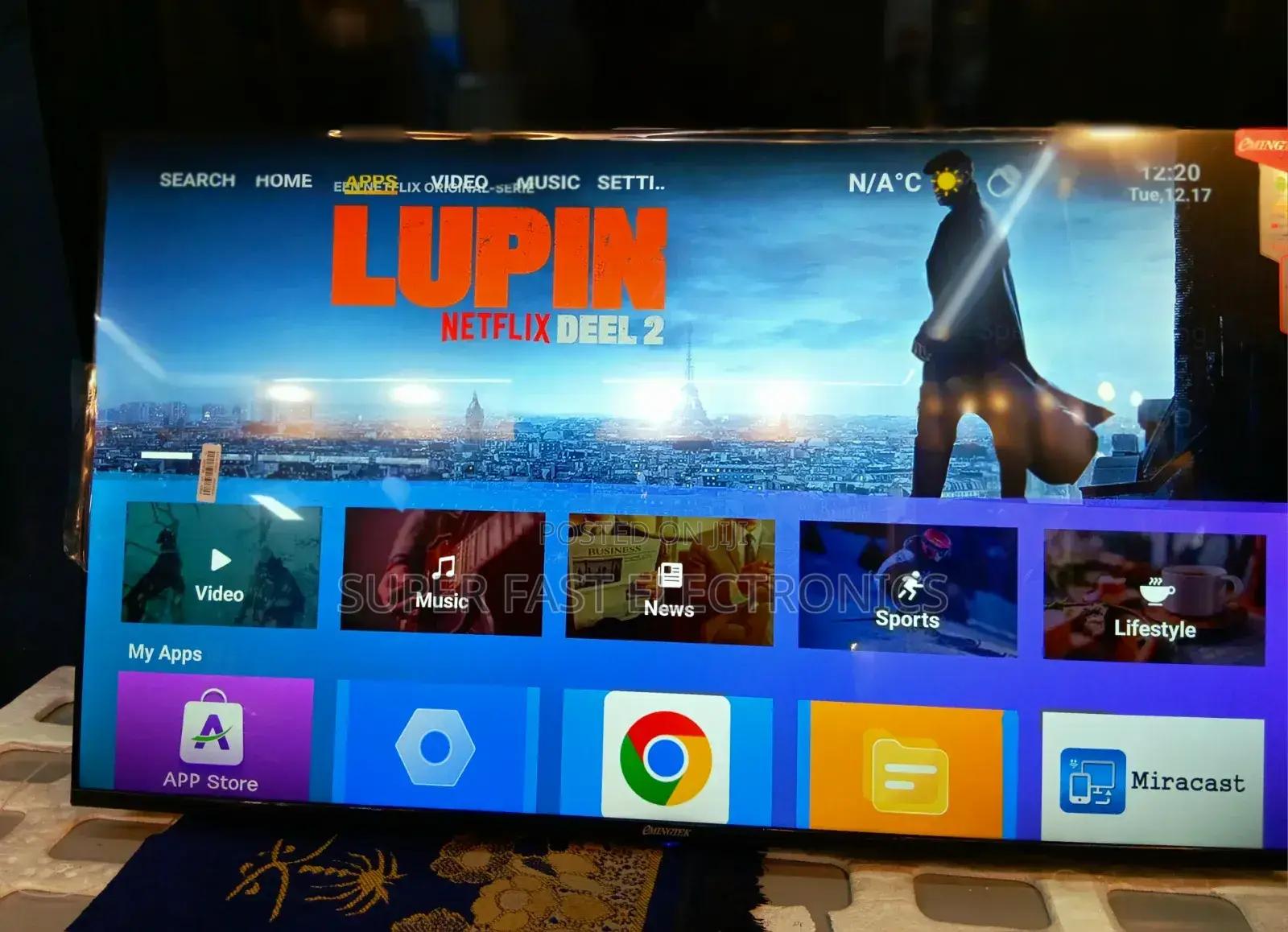Emingtek 55 Inch Tv Uhd Smart Frameless Led Tv – Android 14