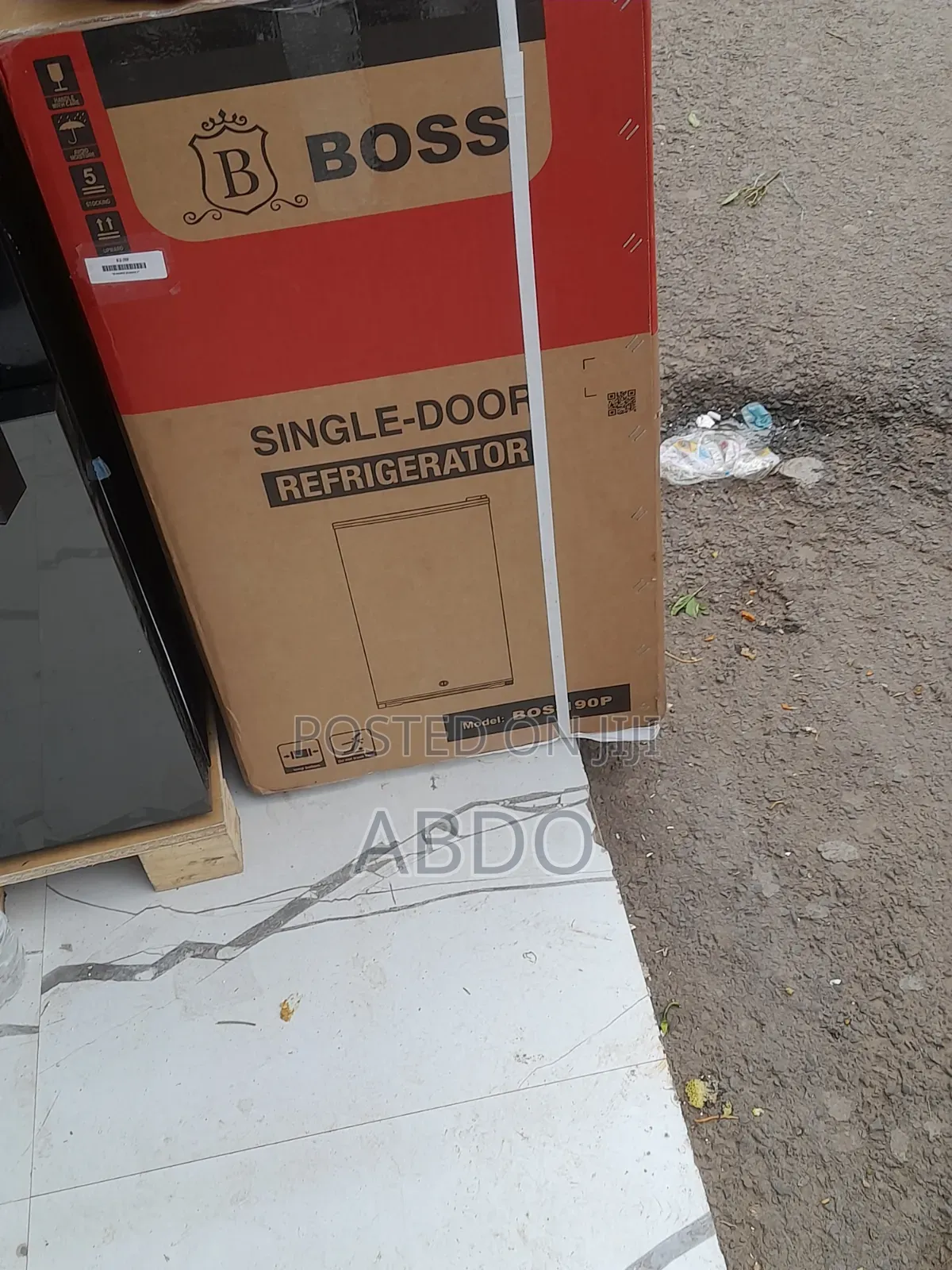 Boss Singel Door Refrigerator Model Bos 190p Quality New