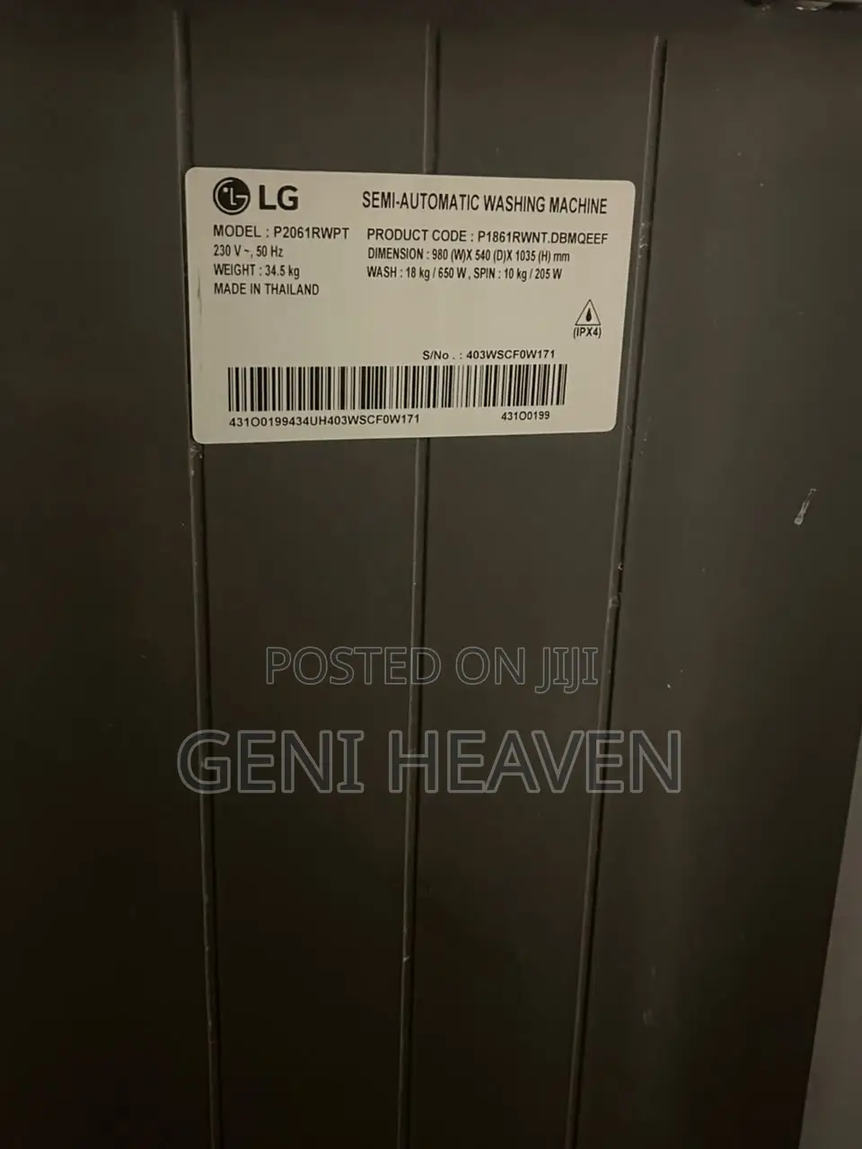 Lg Washing Machine