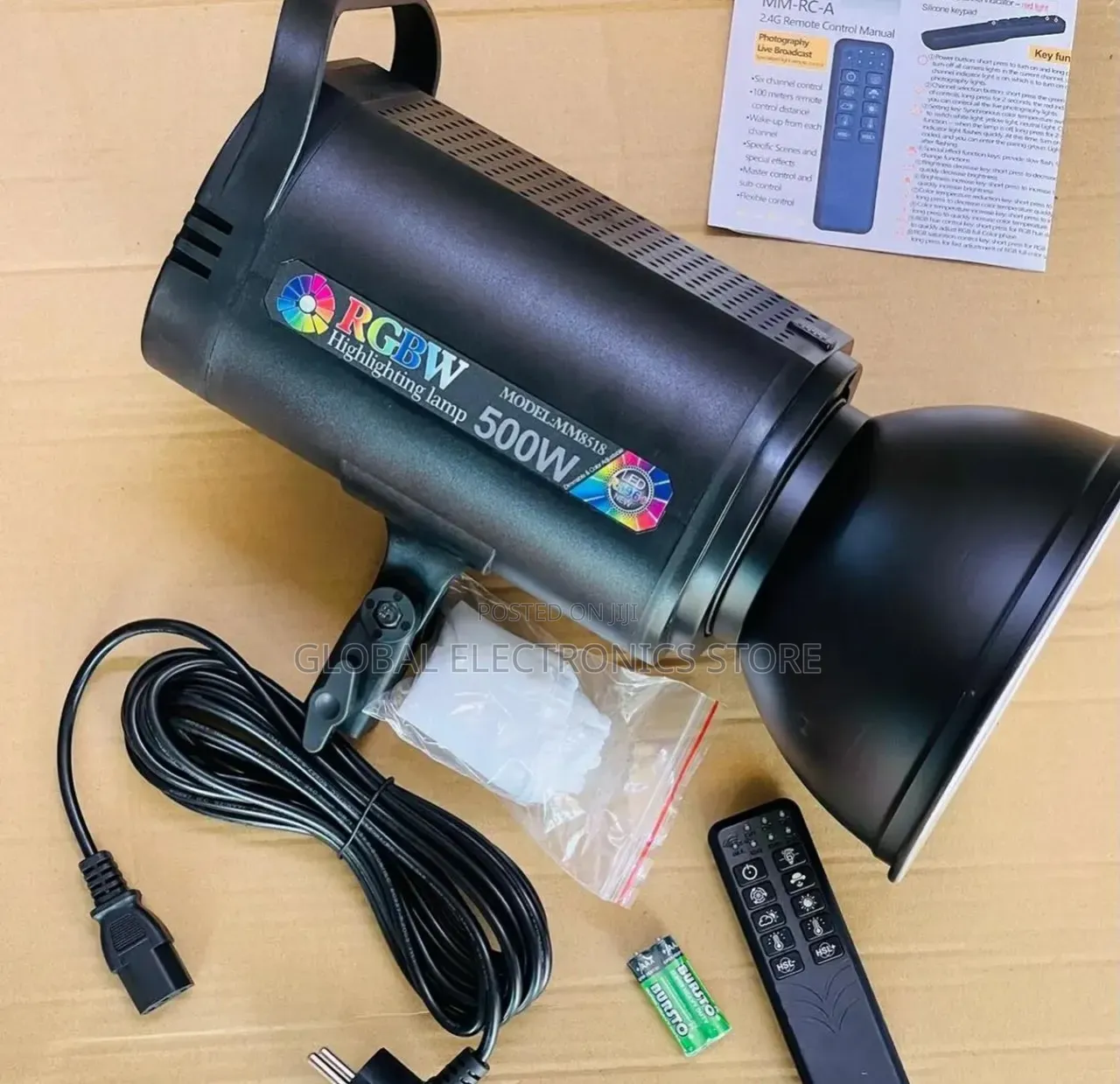 500 Watt RGB Spot Light With 2.1 Meter Stand