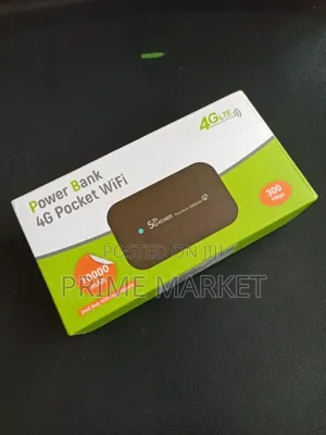 Pocket Wifi With Power Bank – 10000mah – 4g Lte 150 MBPS Speed
