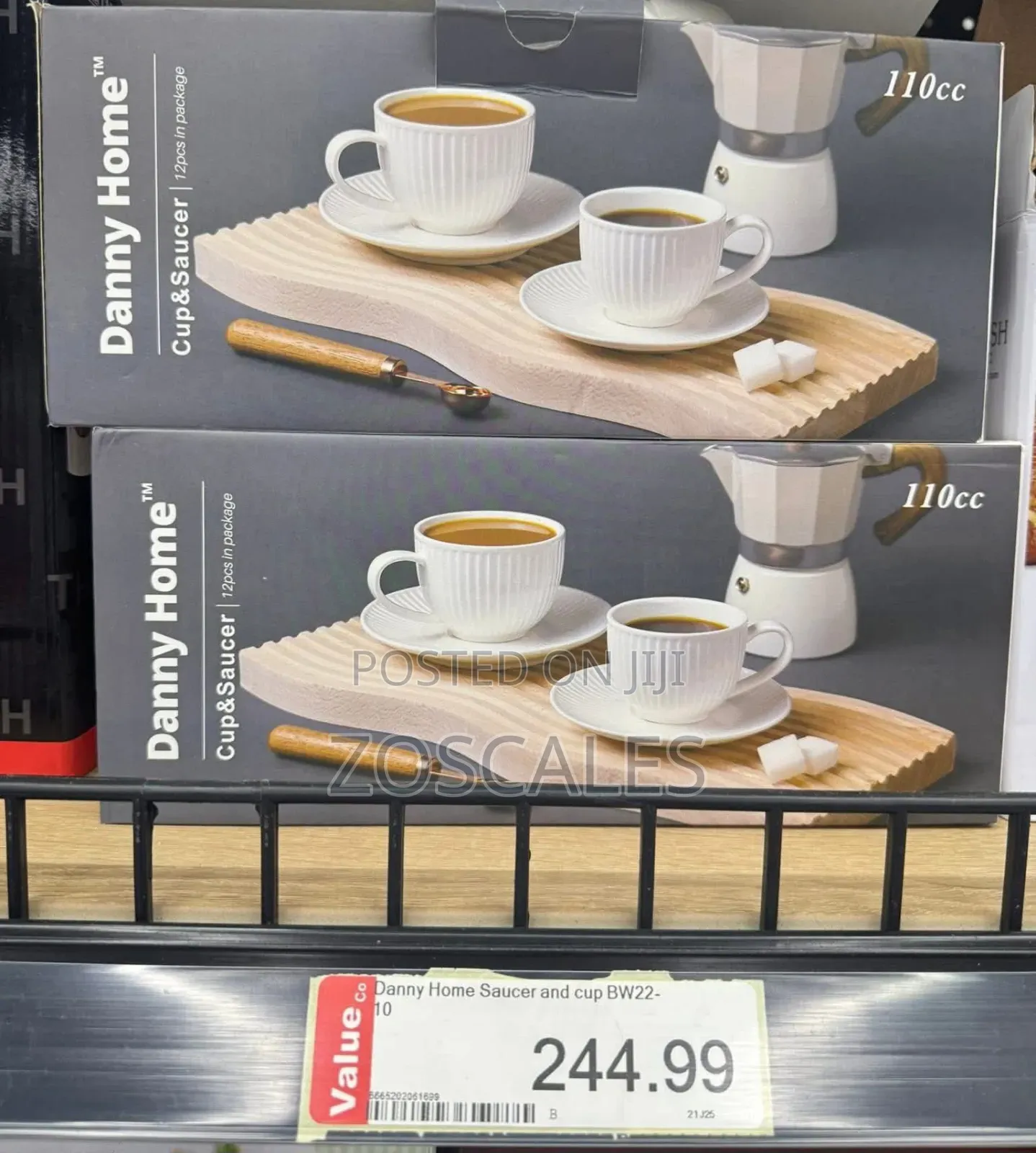 Danny Homes 6pcs Ceramic Coffee Cup