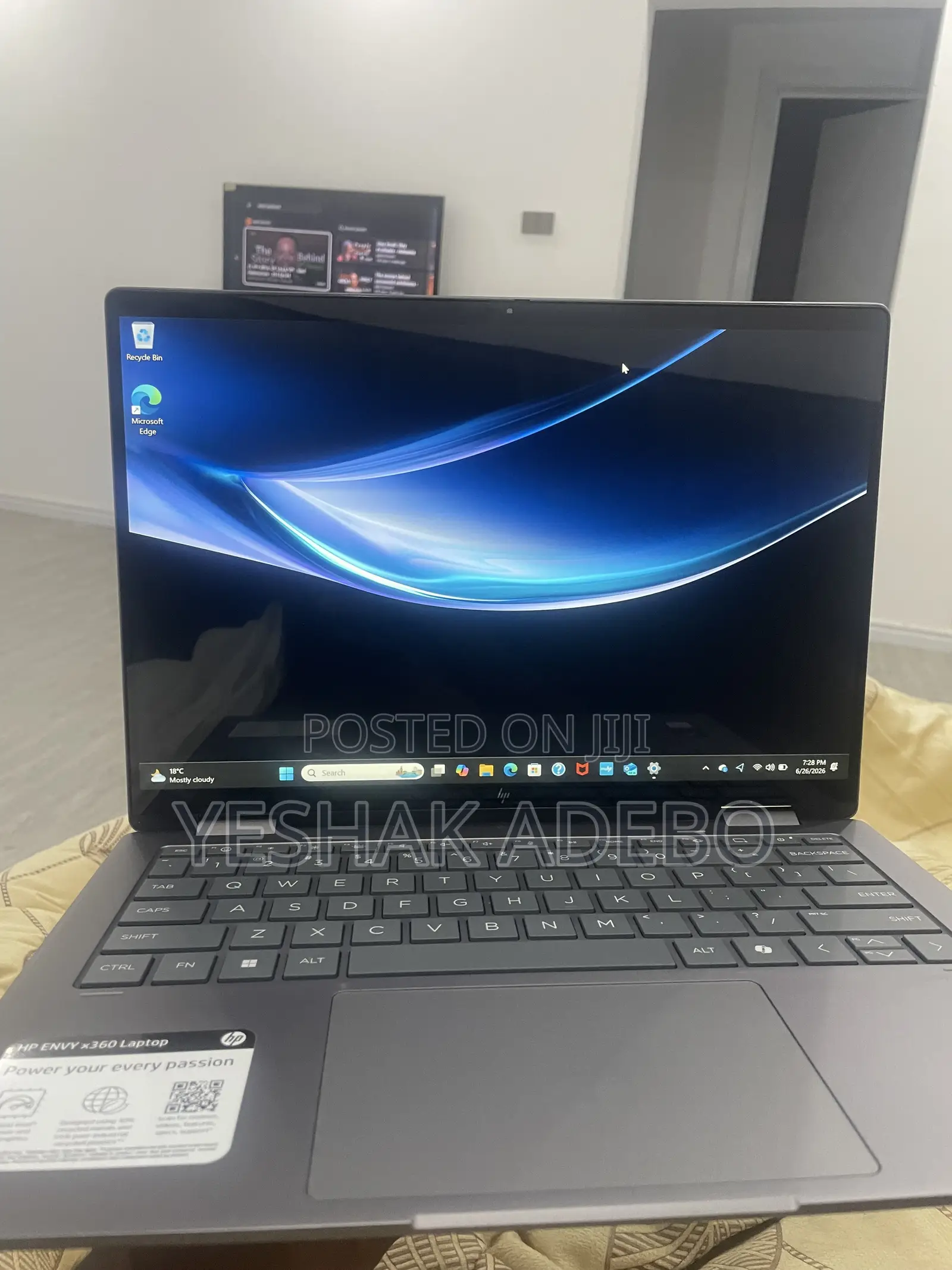 New Laptop HP Envy X360 16GB Intel Core Ultra 7 SSD 1T
