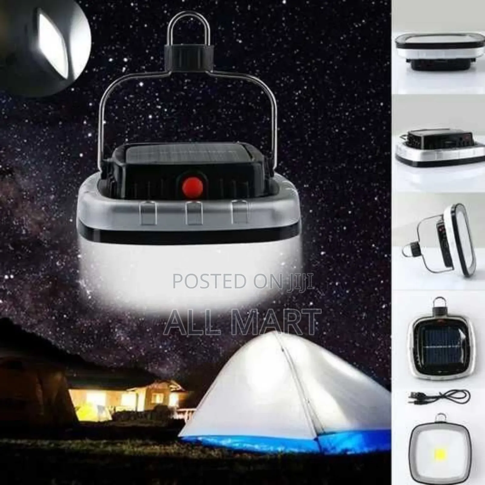 Solar and Rechargeable Lawn Light