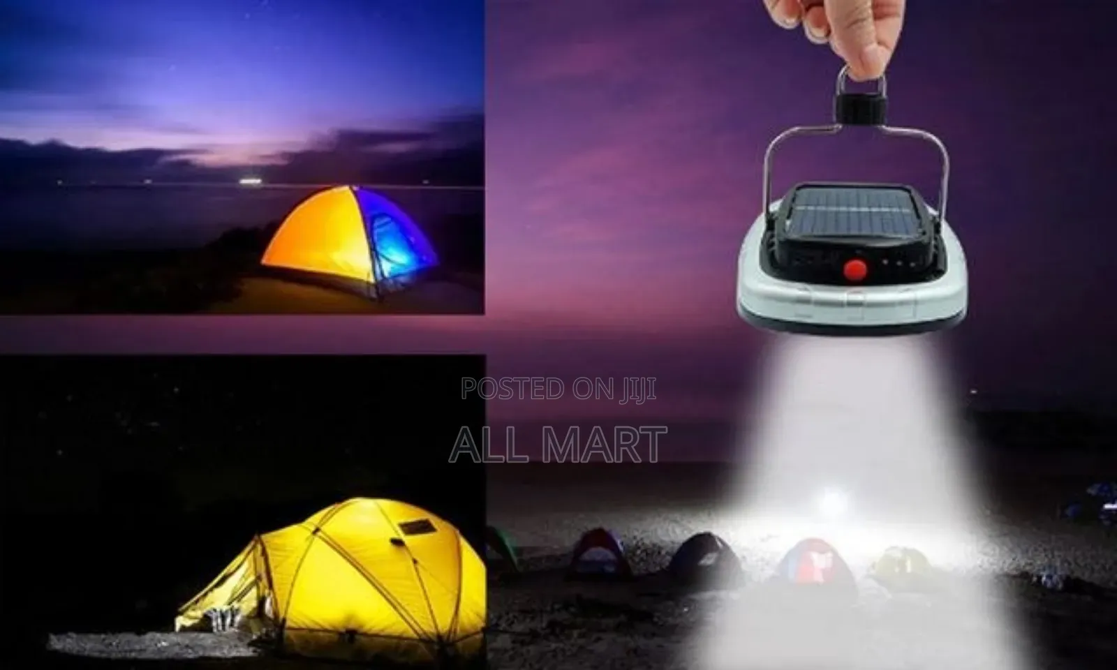 Solar and Rechargeable Lawn Light