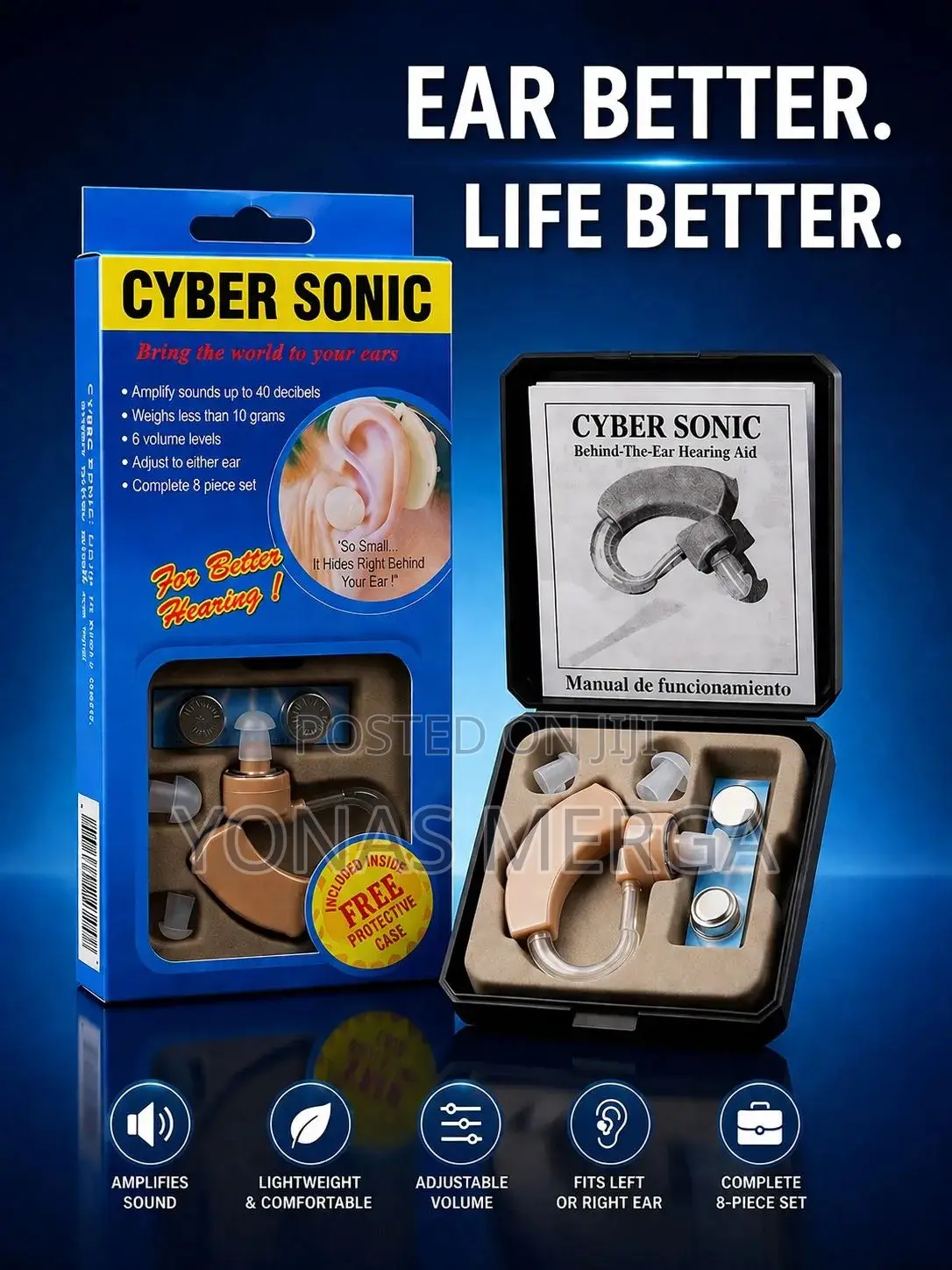 Hearing Aid枠爹cyber Sonic (Sound Amplification Device)