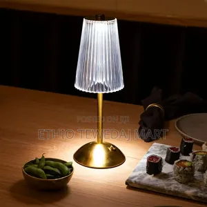 Table Lamp Led Rechargeable Lamp Bedside Desk Nightstand Gold Base