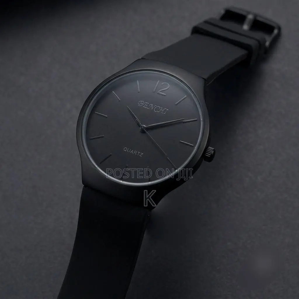 Benchi Circle Rubber Strap Quartz Watch