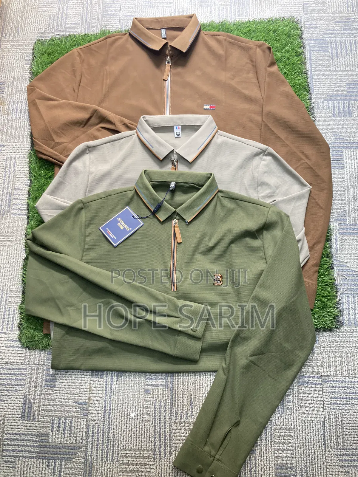 Performance Quarter-Zip Polos: