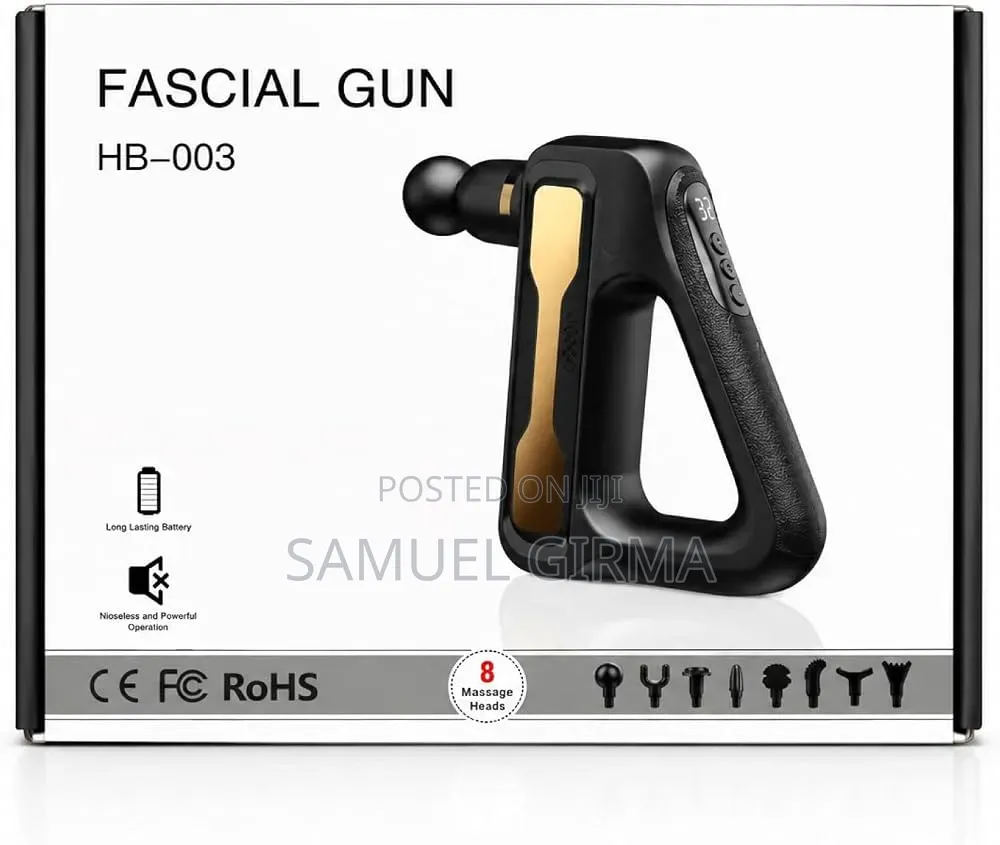 8 Attachments Gun Massager