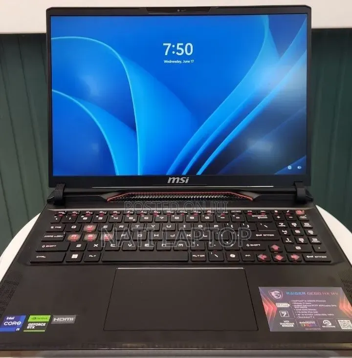 New Laptop MSI GT683 16GB Intel Core i9 SSD 1T