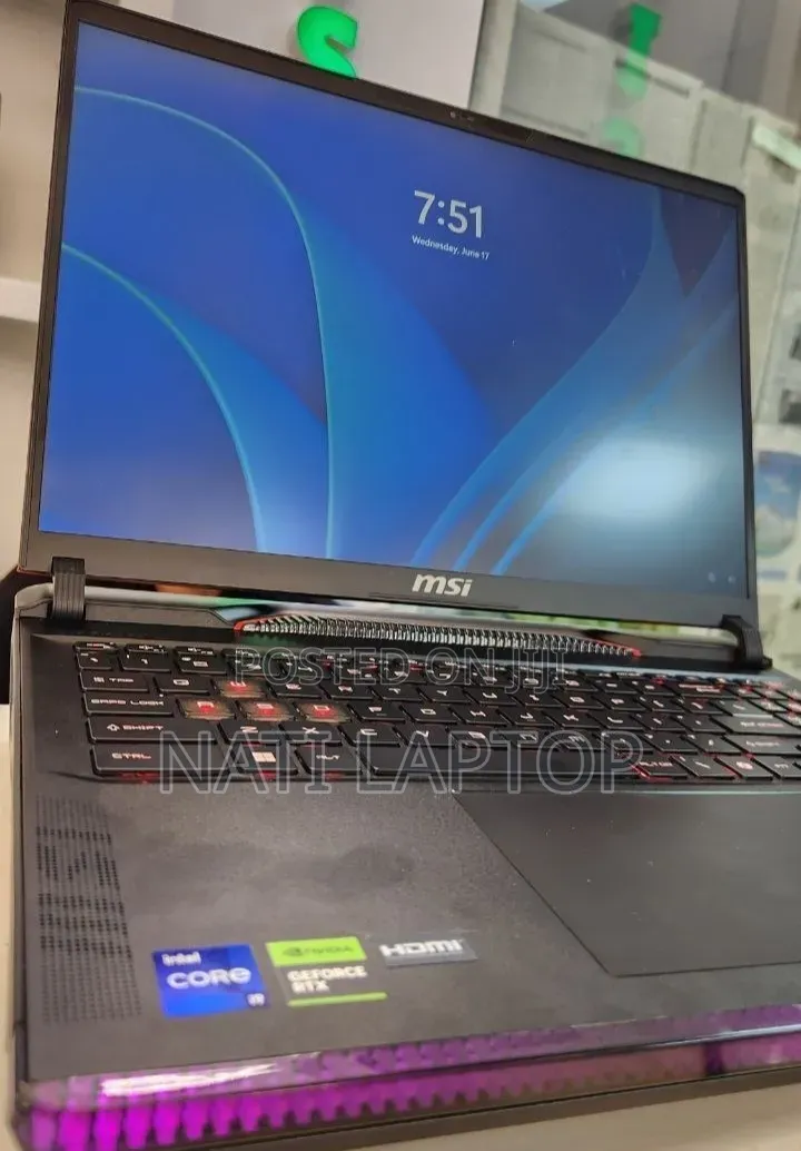 New Laptop MSI GT683 16GB Intel Core i9 SSD 1T