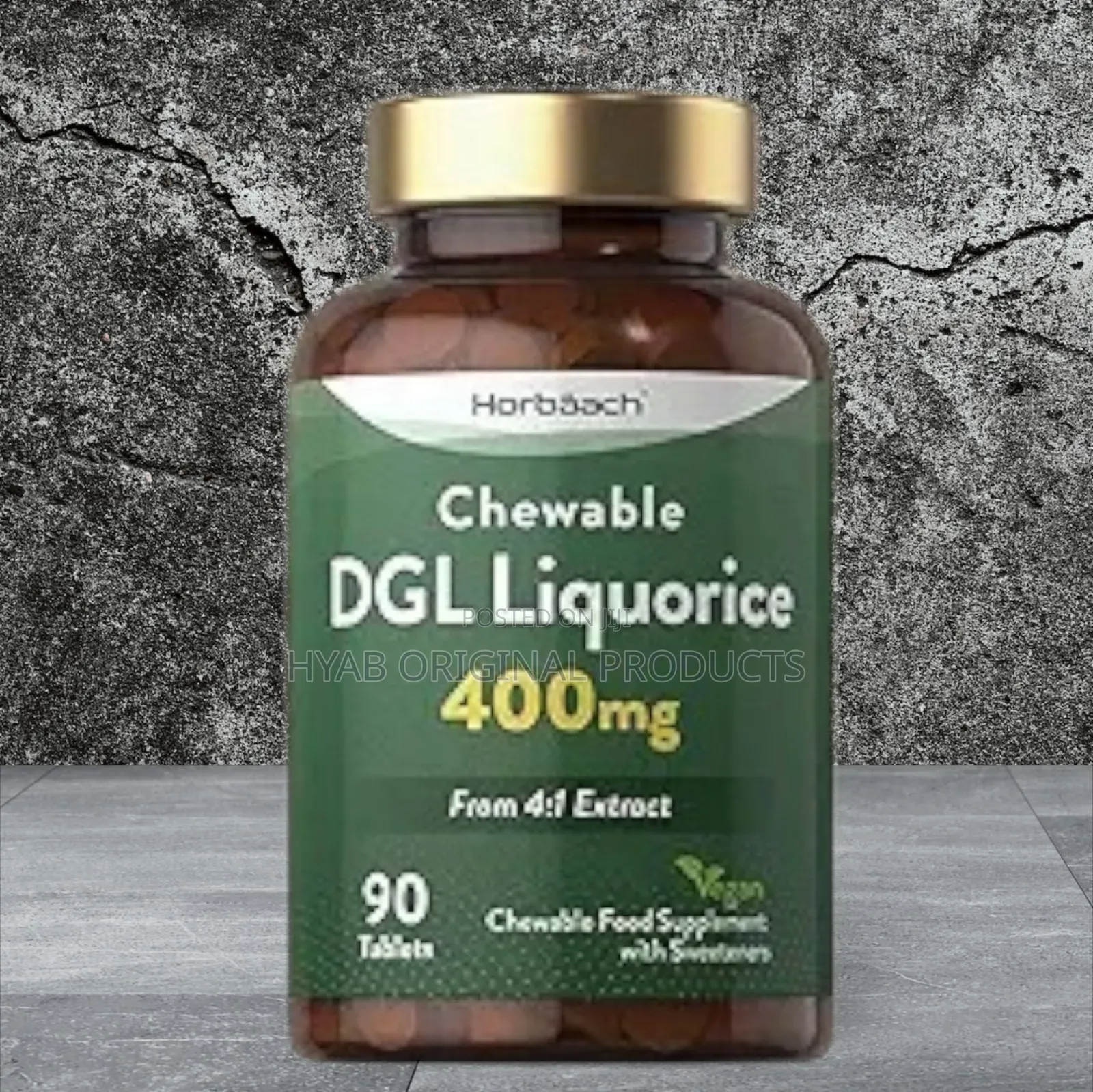 DGL Licorice Root Tablets 400mg | 90 Chewable Highg Strength Tablets