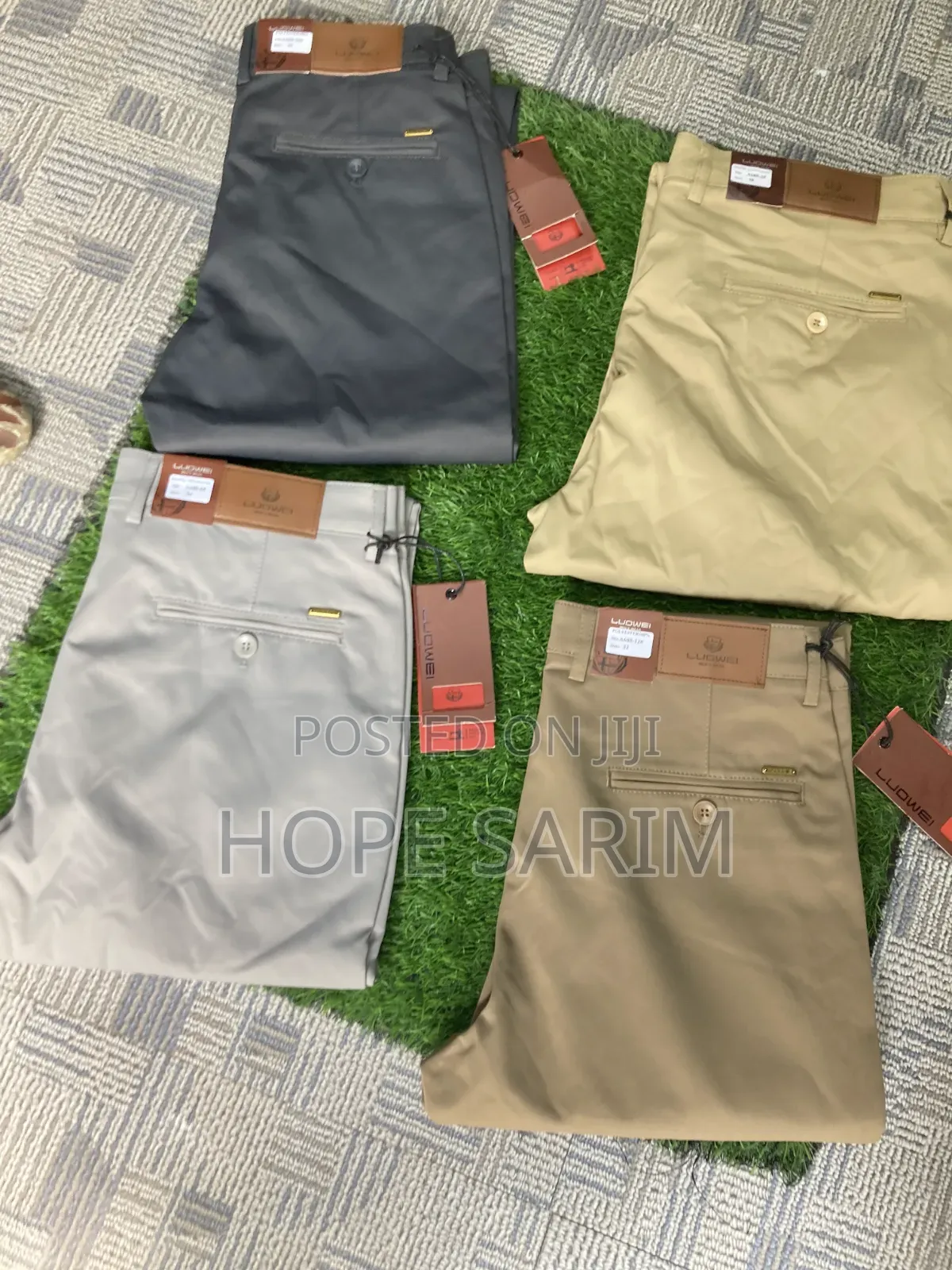 Luowei Stretch Chino Pants: