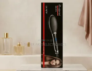 ​Progemei Professional Hair Straightener Brush With Digital Temprature