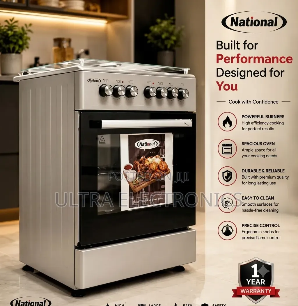 National 4 Burner Cooker – Power, Style Performance