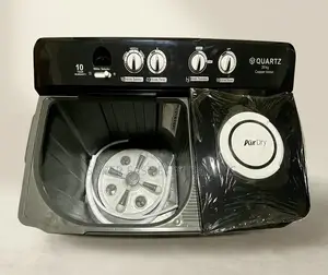 Quartz 20kg Twin Tub Semi-Automatic Washing Machine– Dark Gray/Black