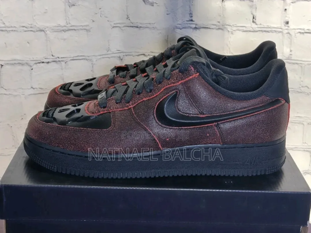 Nike Air Force 1 Low Retro Premium "Halloween Skull" – Brand New