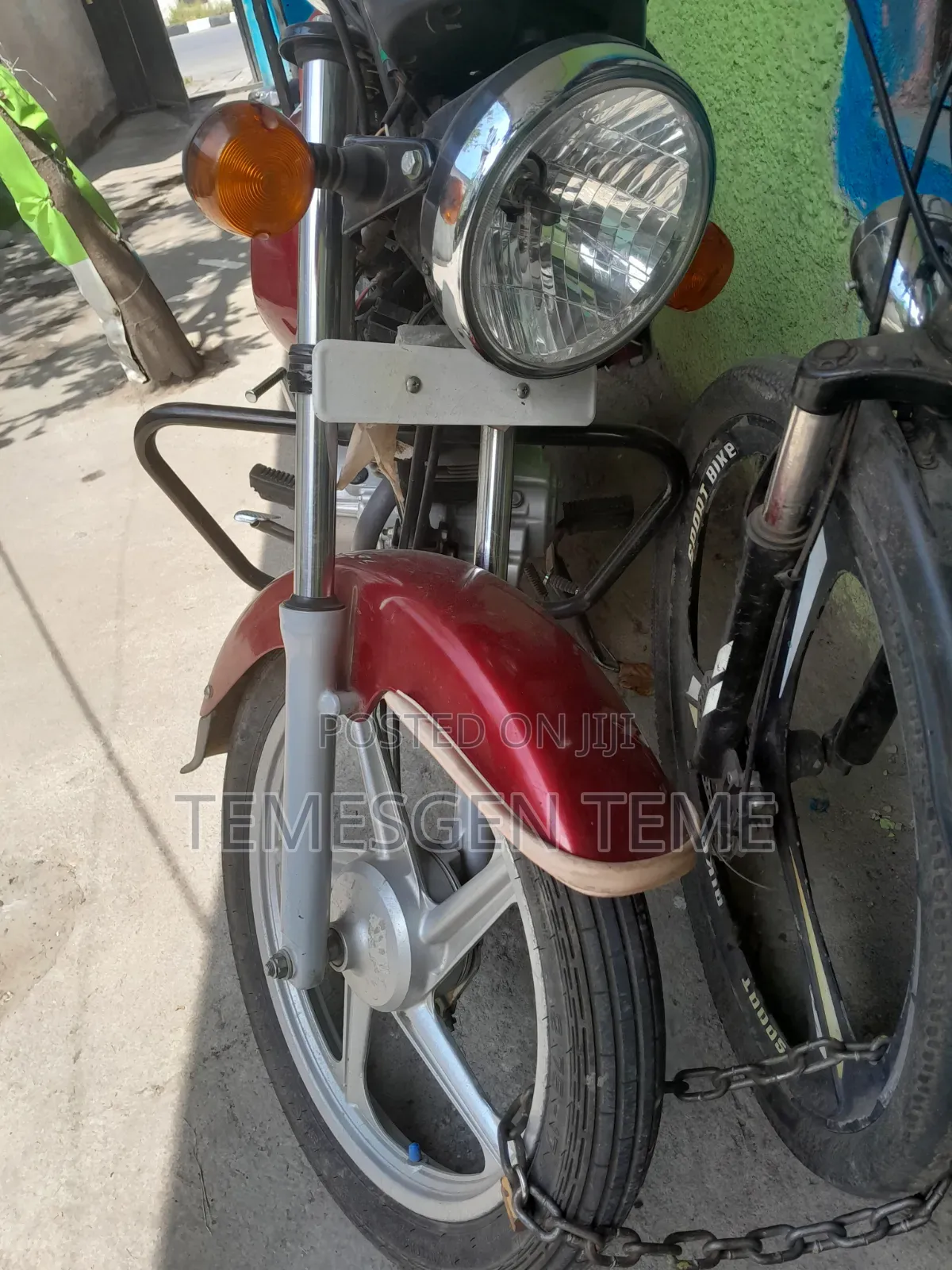 New TVS XL 100 2022 Red