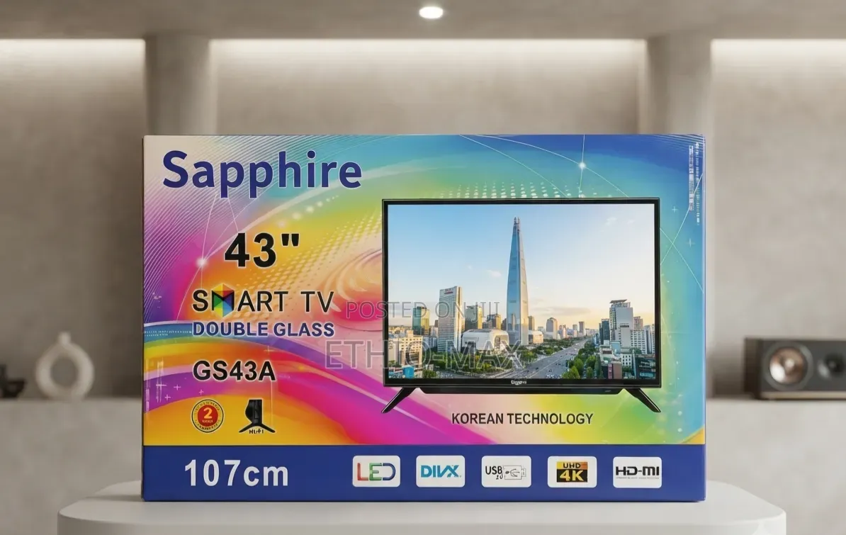 Sapphire 43" Smart Android Tv – Bigger Screen, Smarter Entertainment