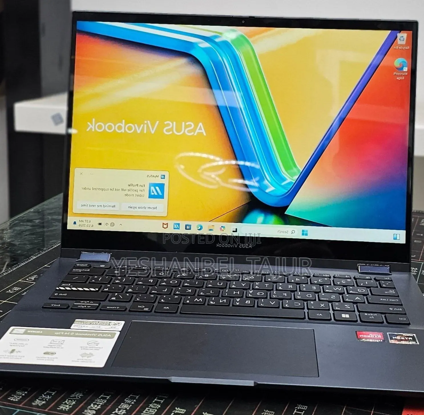 New Laptop Asus Vivobook 14 16GB AMD Ryzen 7 SSD 512GB