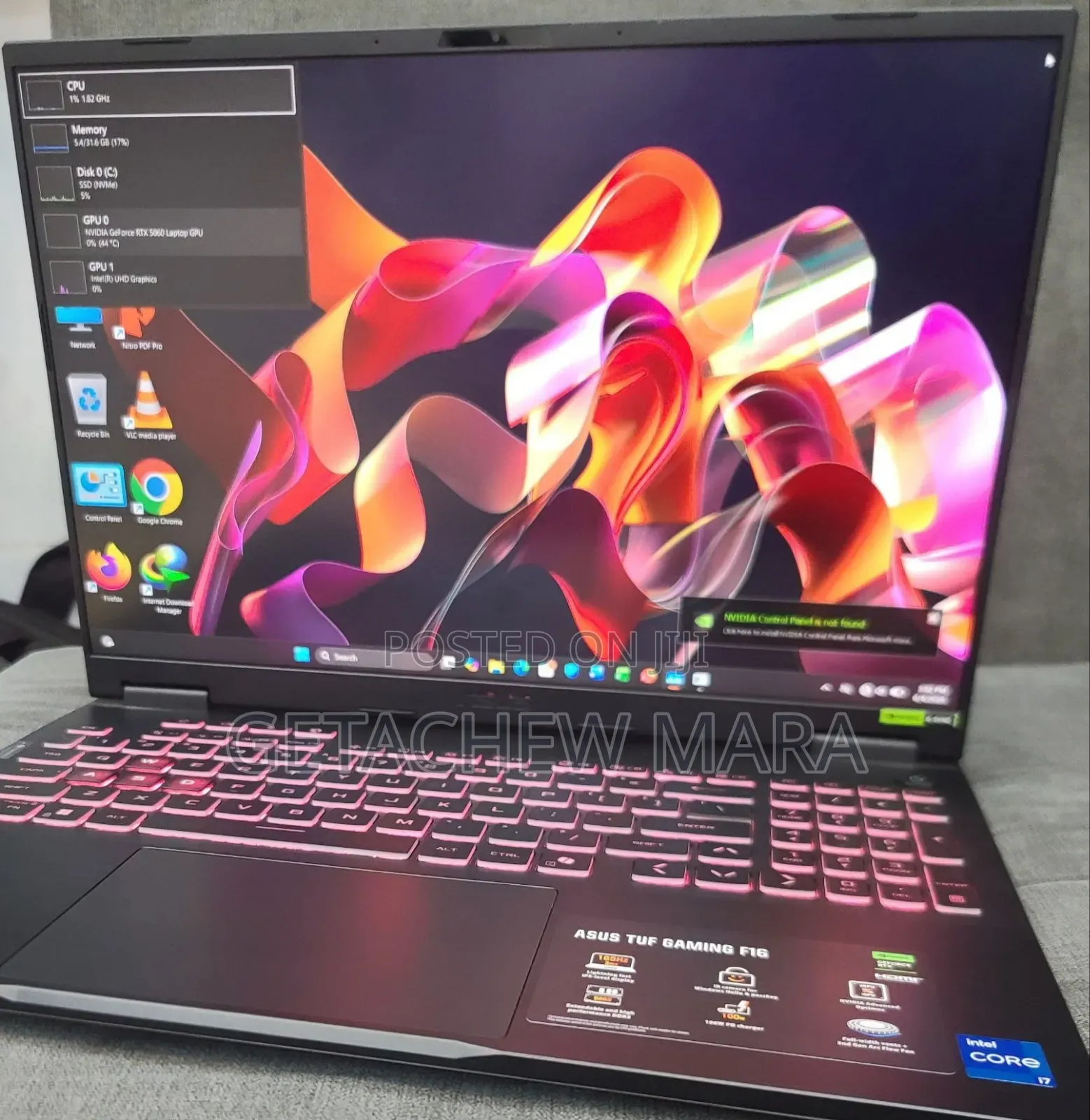 New Laptop Asus TUF Gaming A15 32GB Intel Core i7 SSD 1T