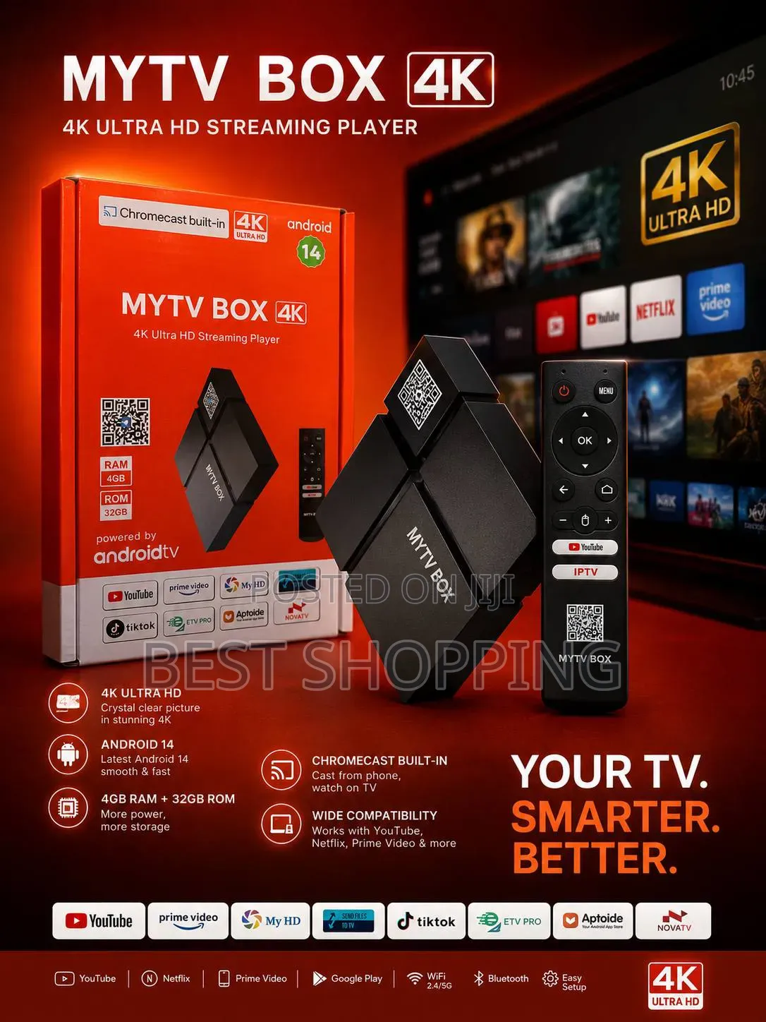 Mytv Box Tv Smartማድረጊያ