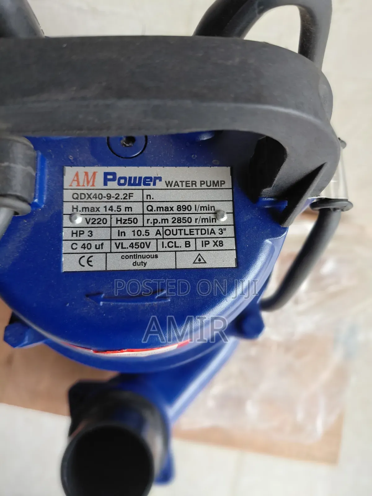 Submersible (Qdx) Water Pump 3hp