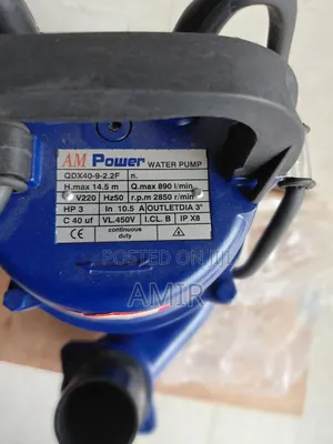 Submersible (Qdx) Water Pump 3hp