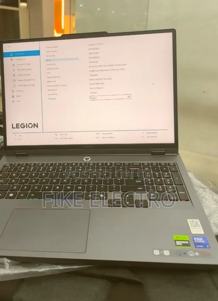 New Laptop Lenovo Legion 5i 32GB Intel Core Ultra 9 SSD 1T