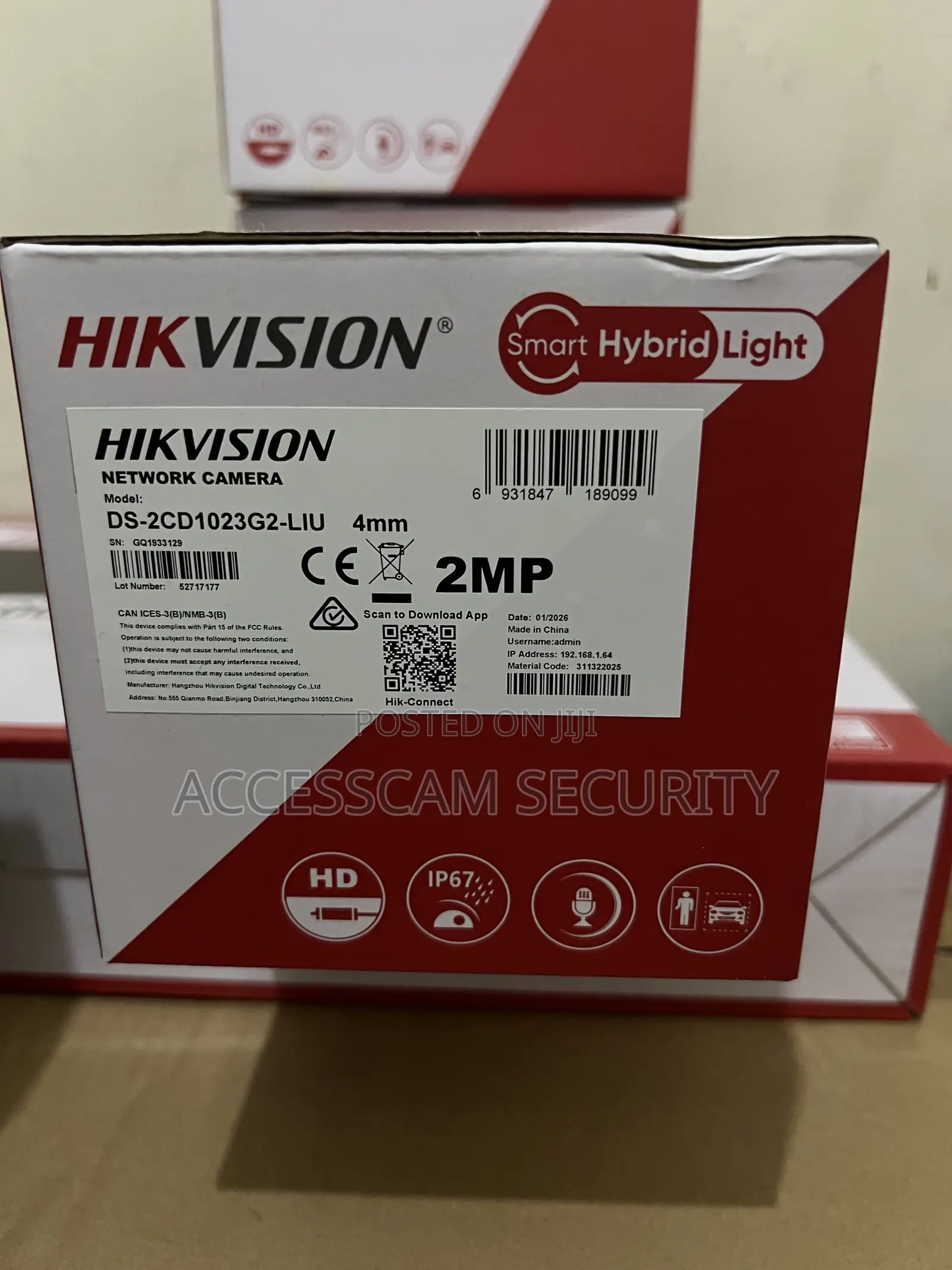 Hikvision Ip Hybrid 2mp Camera