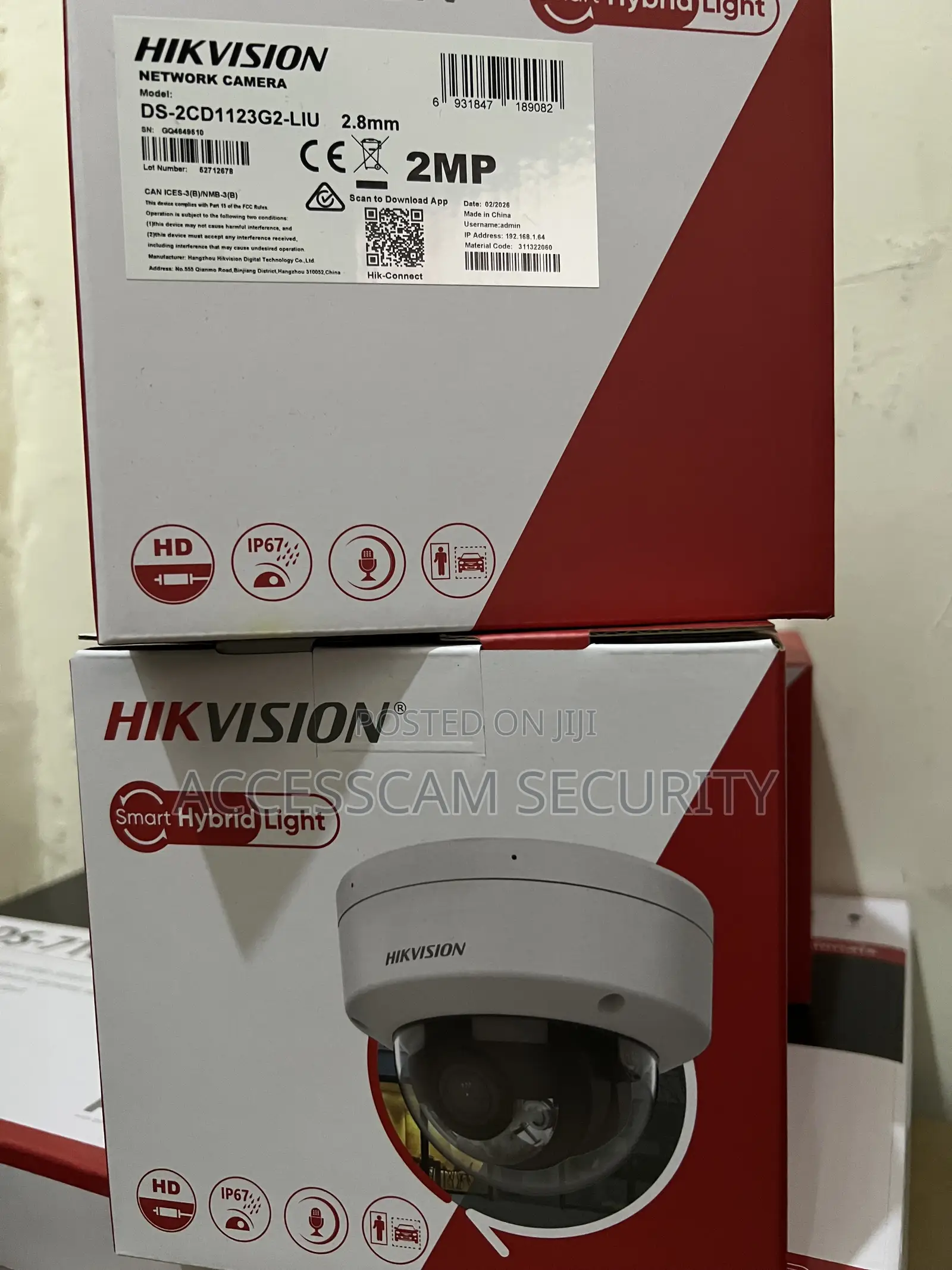 Hikvision Ip Hybrid 2mp Camera