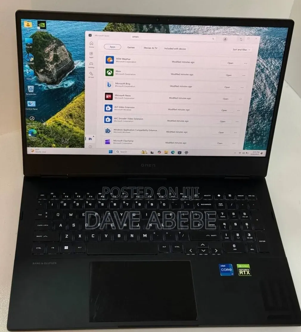 New Laptop HP Omen 16 16GB Intel Core i7 SSD 1T
