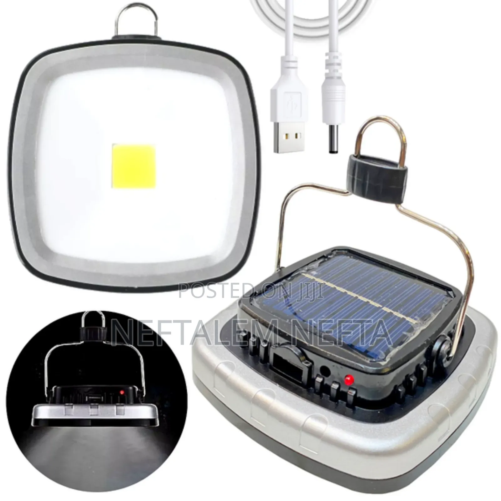Solar and Rechargeable Lawn Light