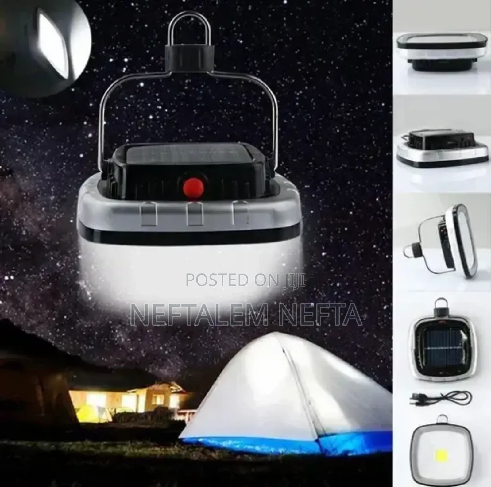 Solar and Rechargeable Lawn Light