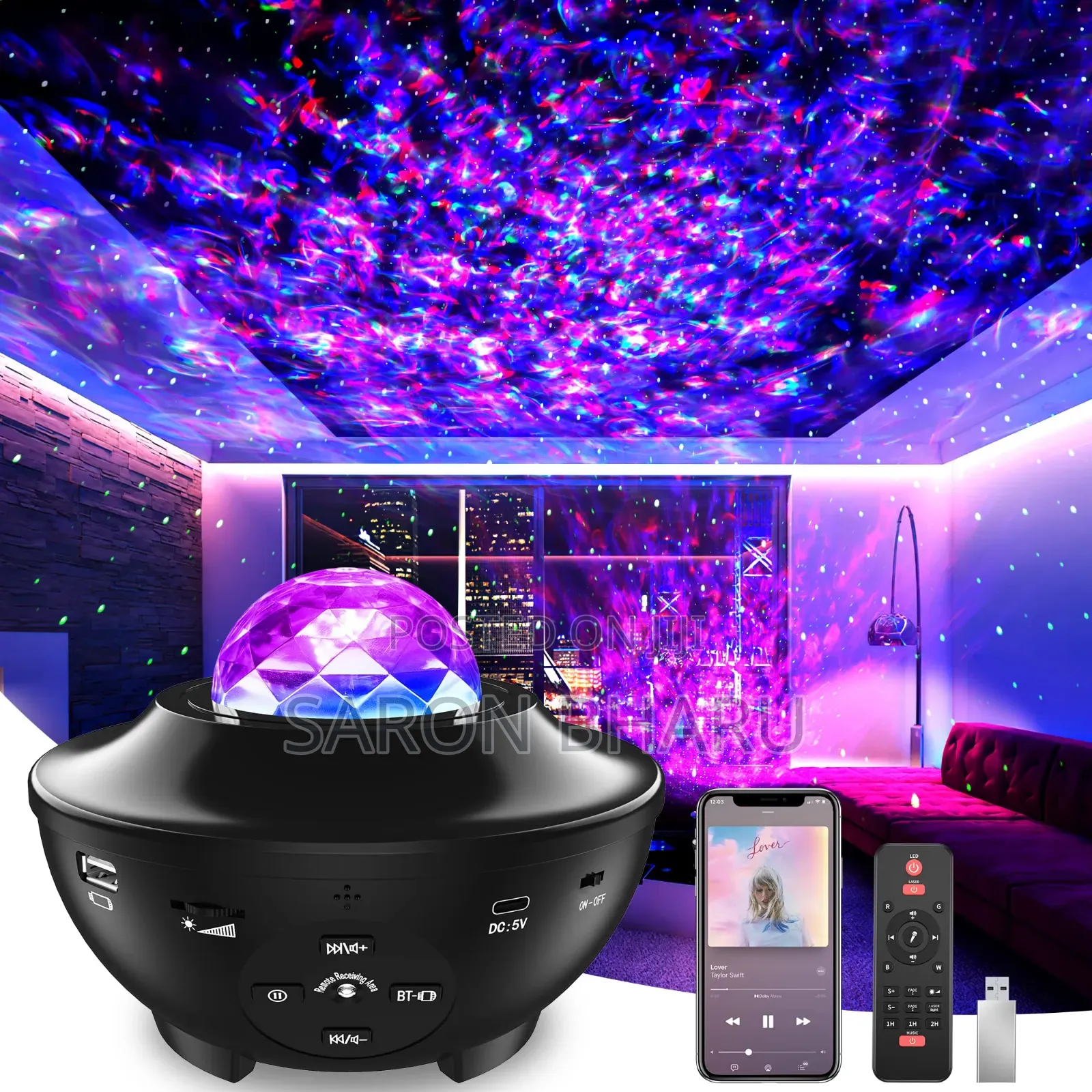Led Galaxy Projector Light