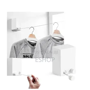 Weatherproof Retractable Clothesline for Year-Round Use