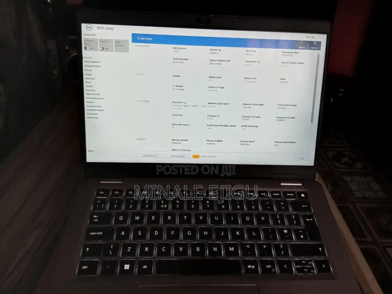 Laptop Dell Latitude 5320 16GB Intel Core i7 SSD 500GB