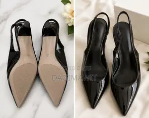 Pointed Toe Kitten Black Heel