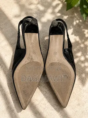 Pointed Toe Kitten Black Heel